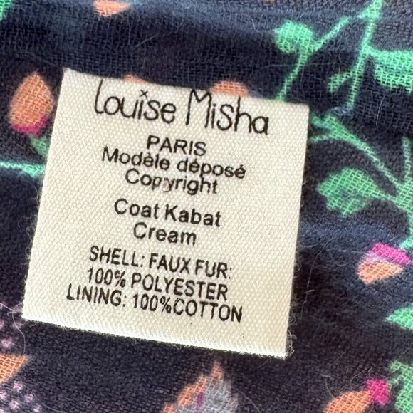 LOUISE MISHA - COAT KABAT - FAUX FUR/COTTON - CREAM - 24M - NWT - Picture 4 of 6